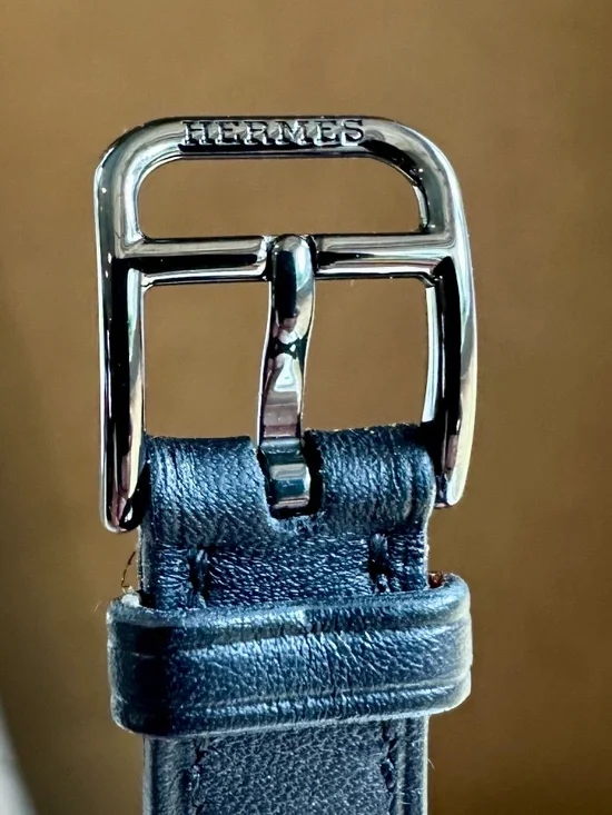 Hermes Double Tour Leather Band 40mm for Apple Watch + Box Authentic - Picture 5 of 9